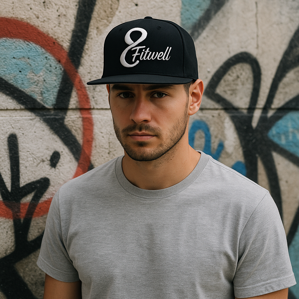 Infinity Symbol 3D Embroidered Snapback Cap