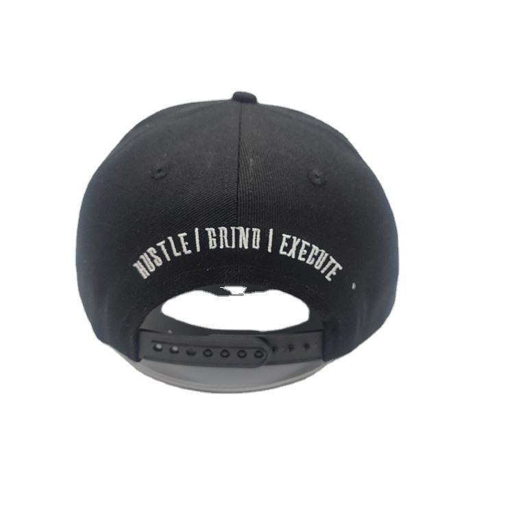 Minimal Logo Design Flat Bill Snapback Cap