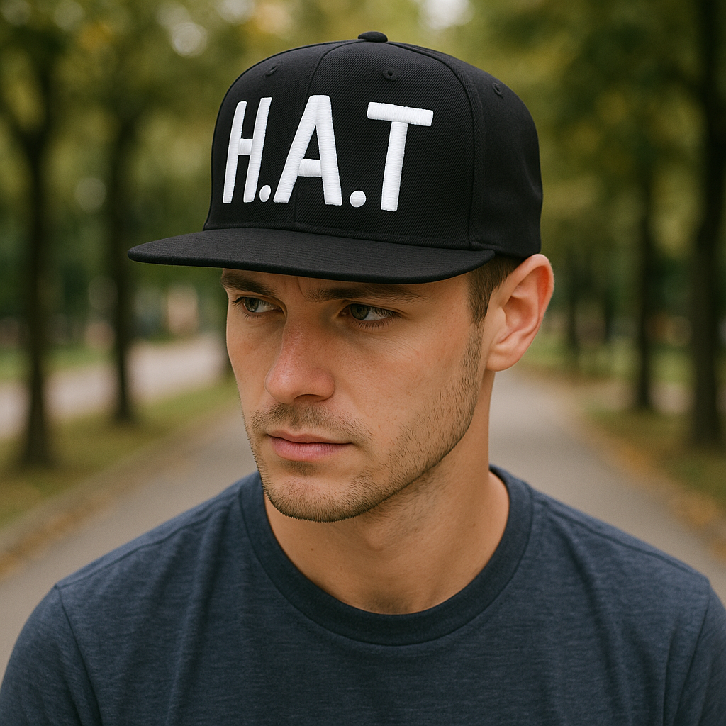 N.W.A Letter Embroidered Flat Brim Snapback Hat