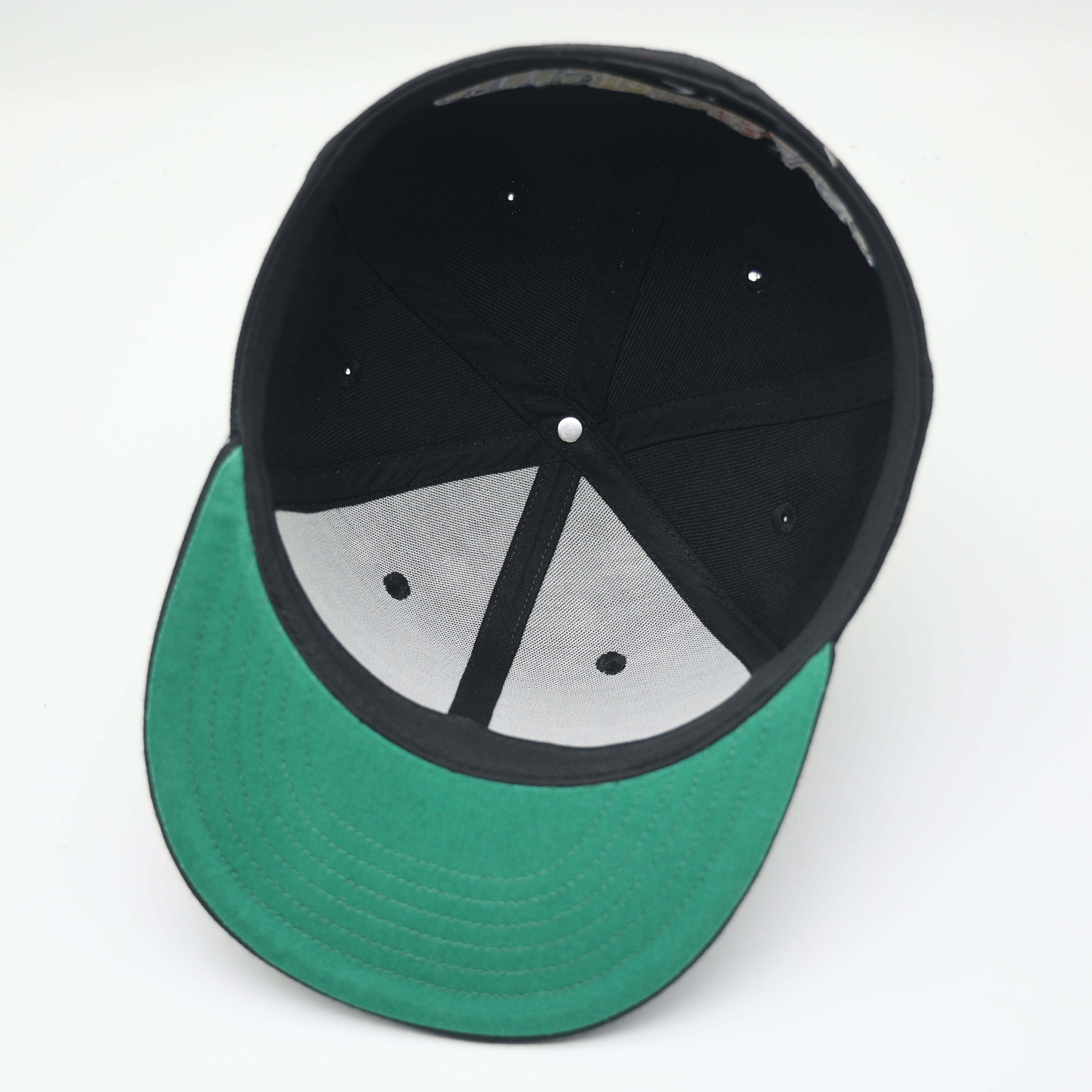 Premium Rainbow Logo Black Snapback Cap — Custom Streetwear Style