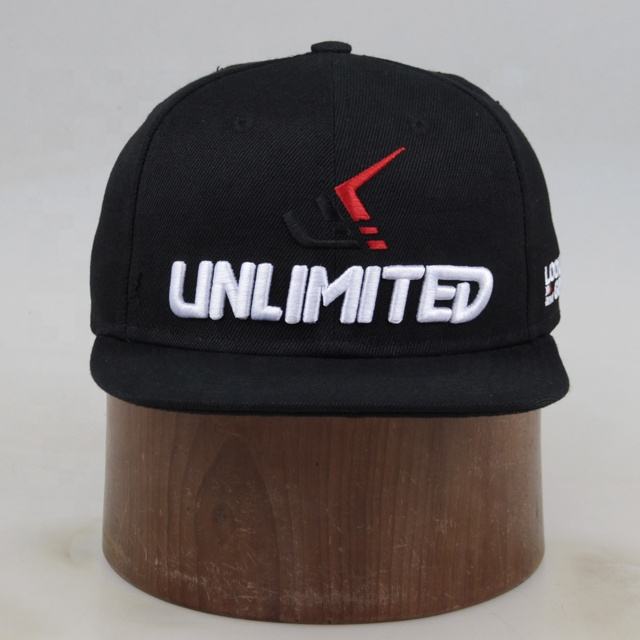 UNLIMITED Embroidered Flat Brim Street Hat