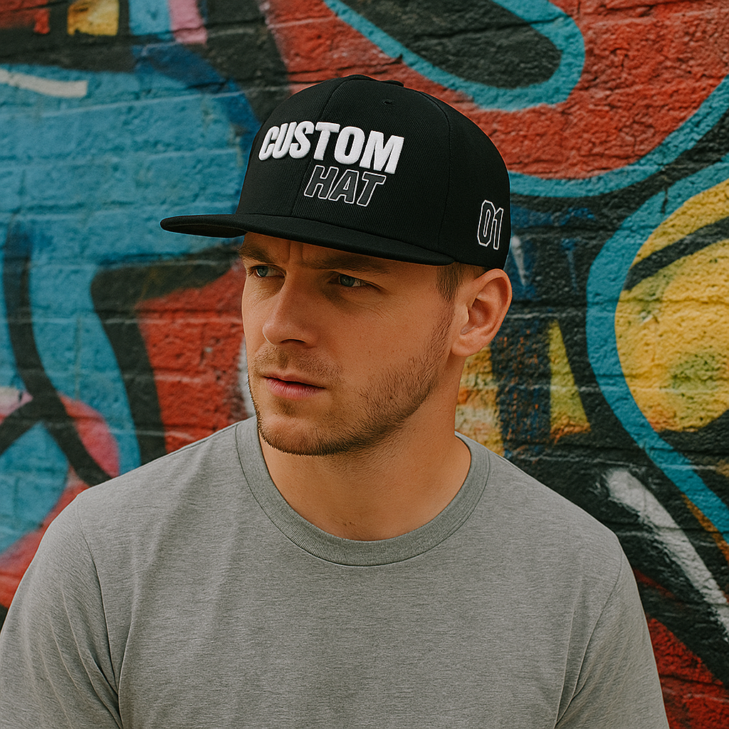 Bold Letter Urban Flat Brim Cap