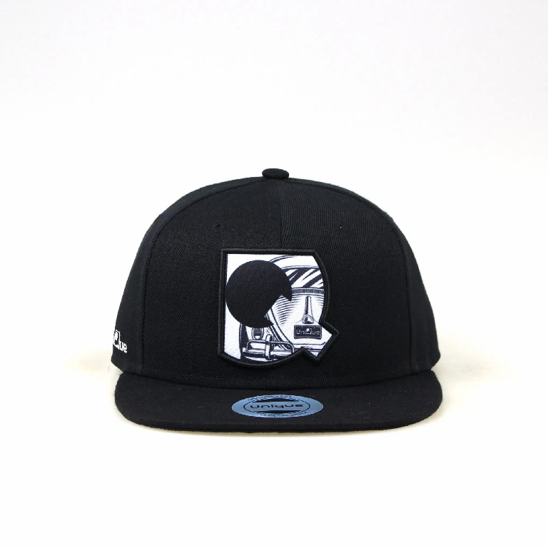Monochrome Graphic Logo Snapback Cap