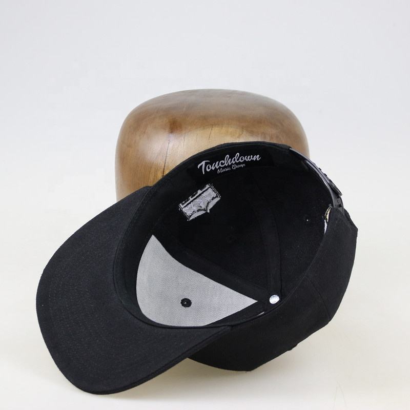 TDG Logo Embroidered Black Snapback Cap