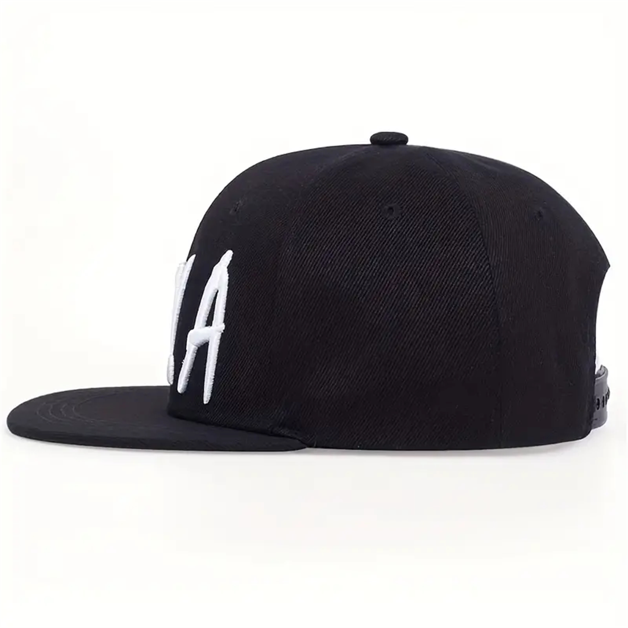N.W.A Letter Embroidered Flat Brim Snapback Hat