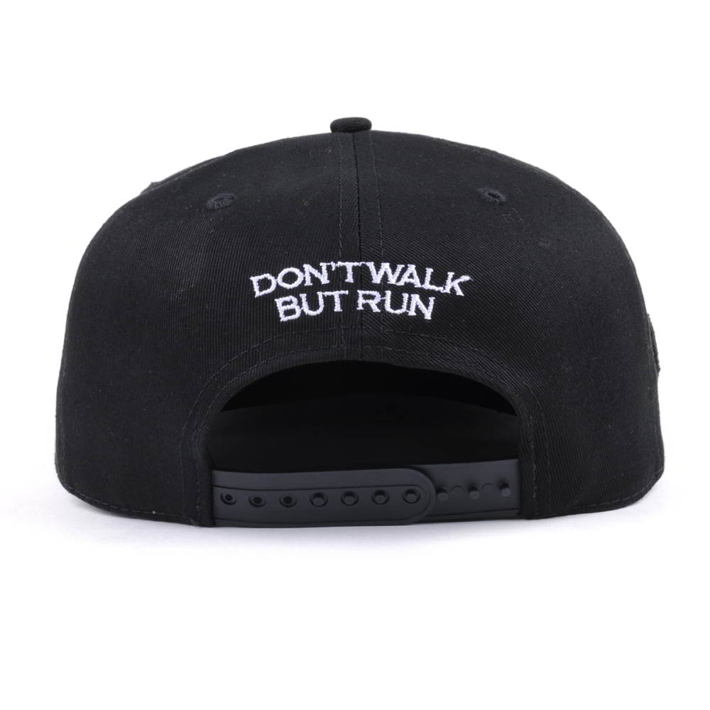 Black Snapback Cap with 3D Embroidered &quotNice