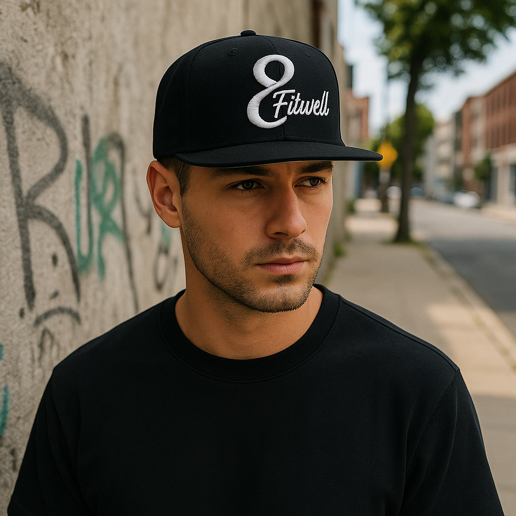 Infinity Symbol 3D Embroidered Snapback Cap