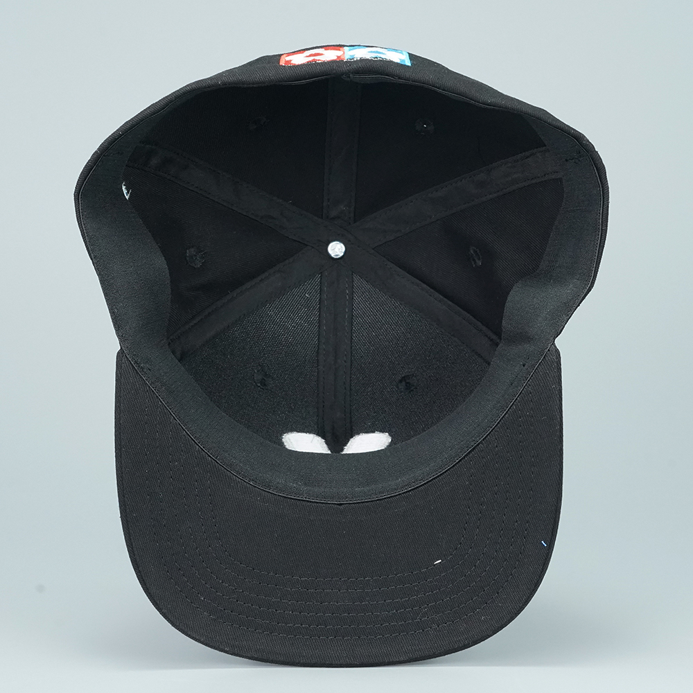 VTP Logo V Embroidered Black Snapback Hat