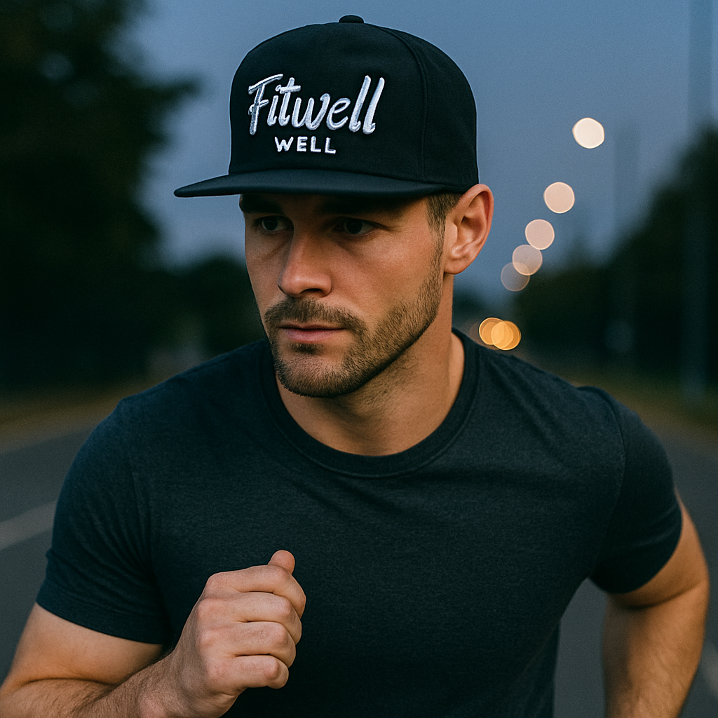Fitwell WELL Embroidered Streetwear Snapback Hat