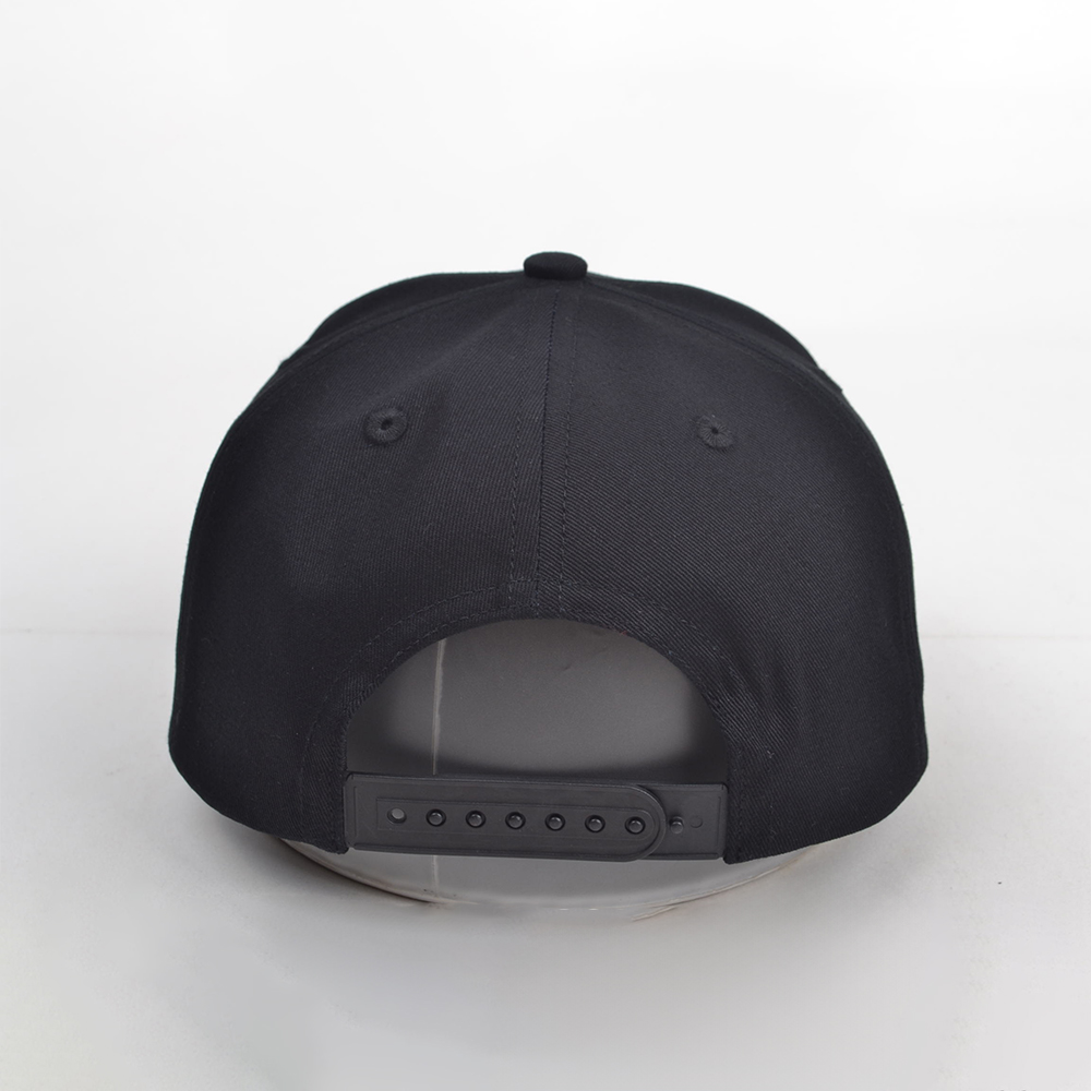 Black Snapback Hat with Yellow “NZ” 3D Embroidery – Custom Streetwear Flat Brim Cap