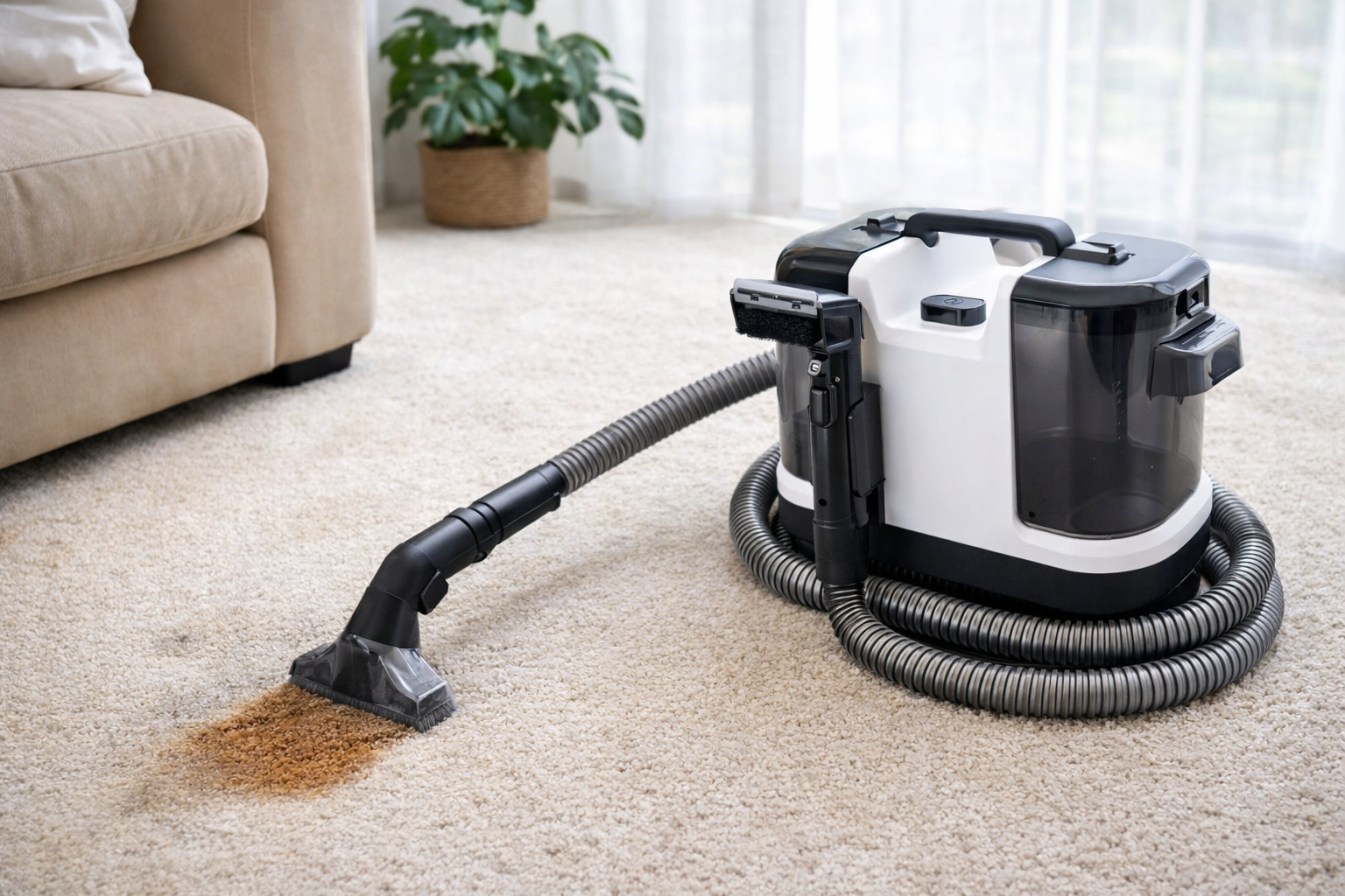 Portable Carpet & Upholstery Spot Cleaner with Hose
