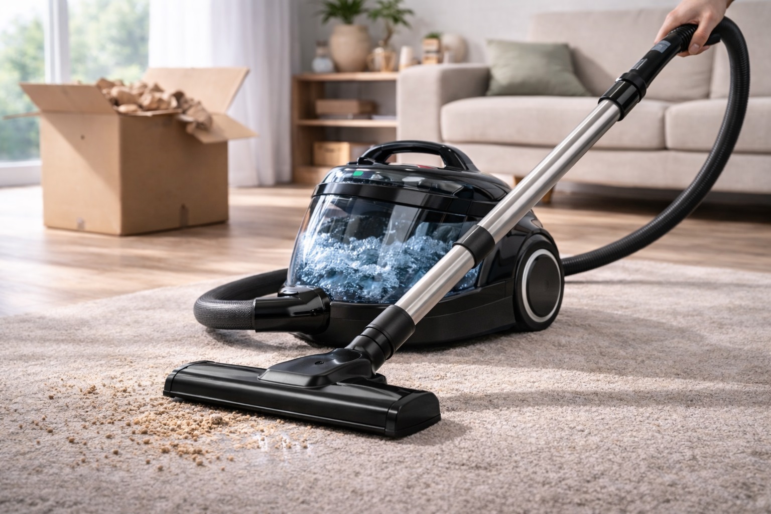 Deep Clean Water Filter Vacuum for Move-In Cleaning and Multi-Floor Surfaces