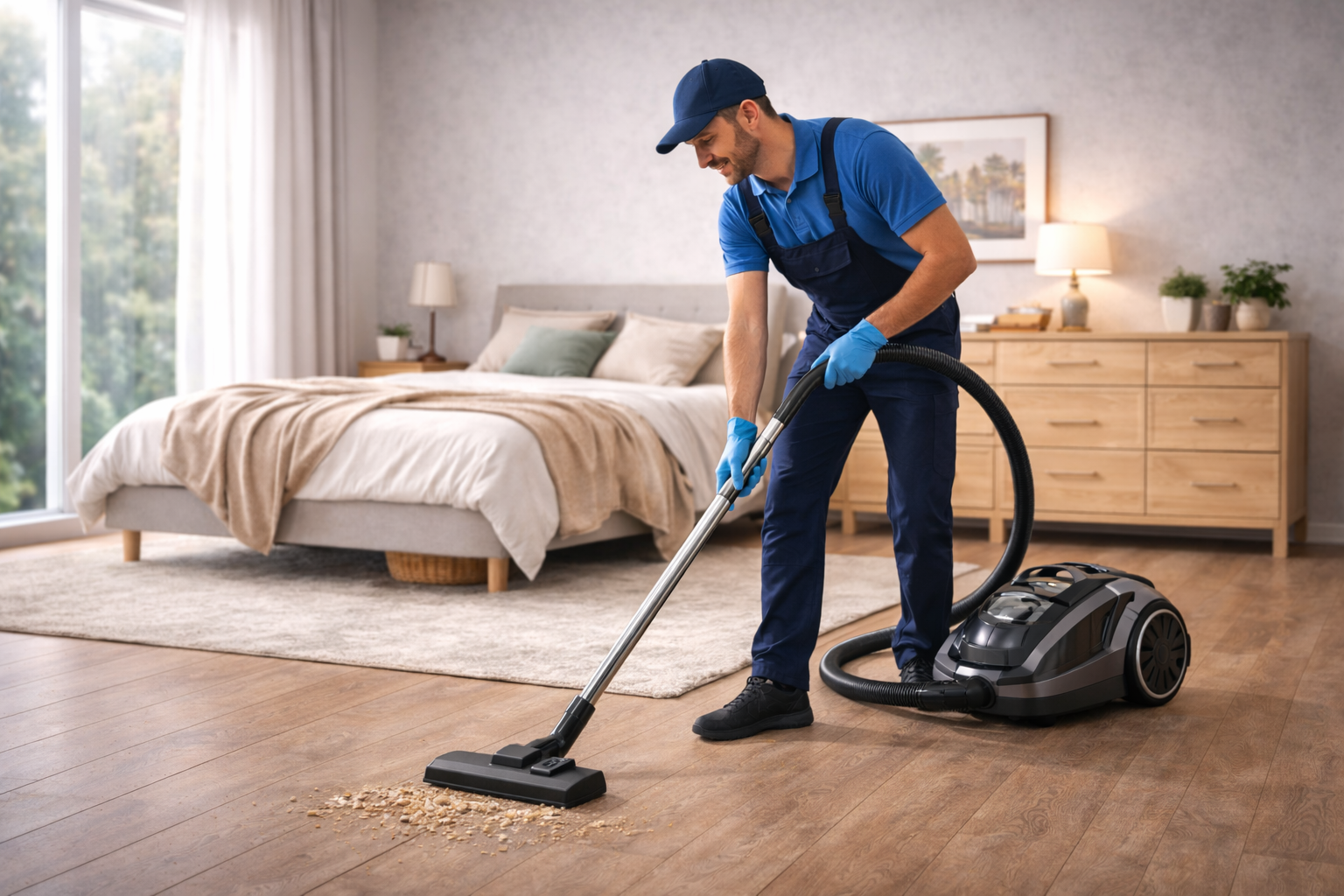 Quiet Bedroom Canister Vacuum Cleaner with HEPA Filter – Ultra Silent Dust Collector