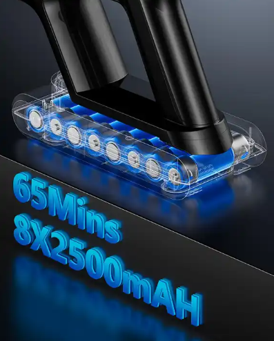LX-HVC-45KPa Cordless Mattress Vacuum Cleaner 550W Powerful Suction with 65min Runtime