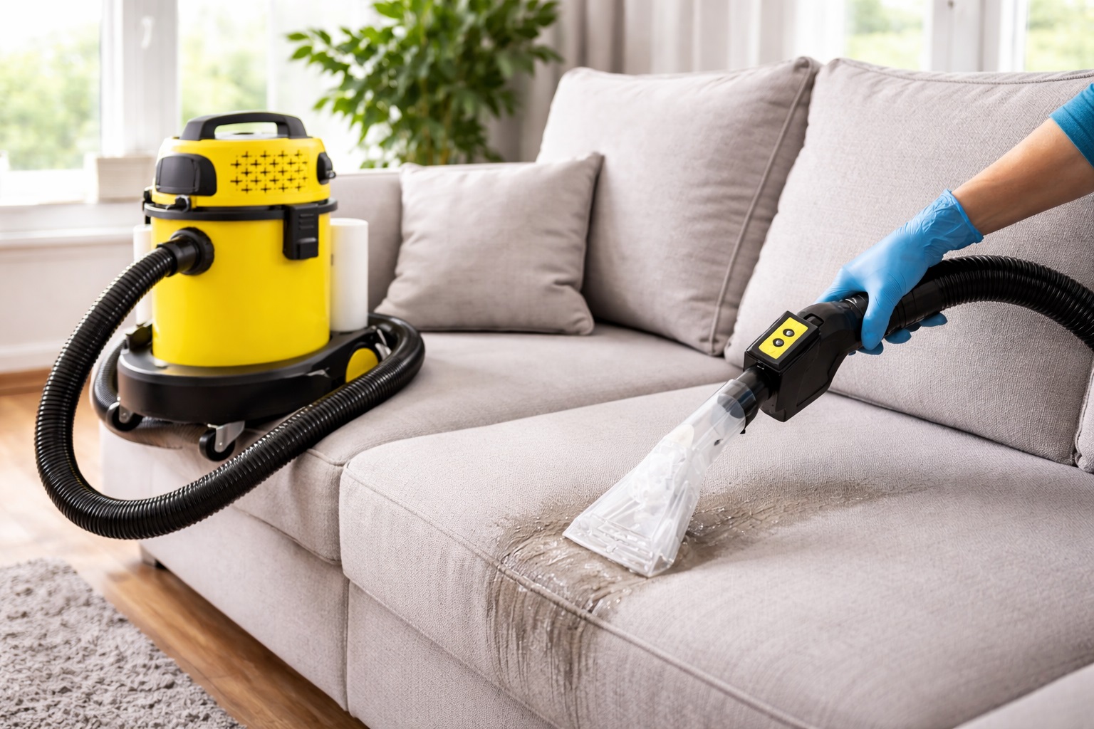 Upholstery Cleaner Machine for Sofas – Powerful Wet & Dry Extraction Vacuum