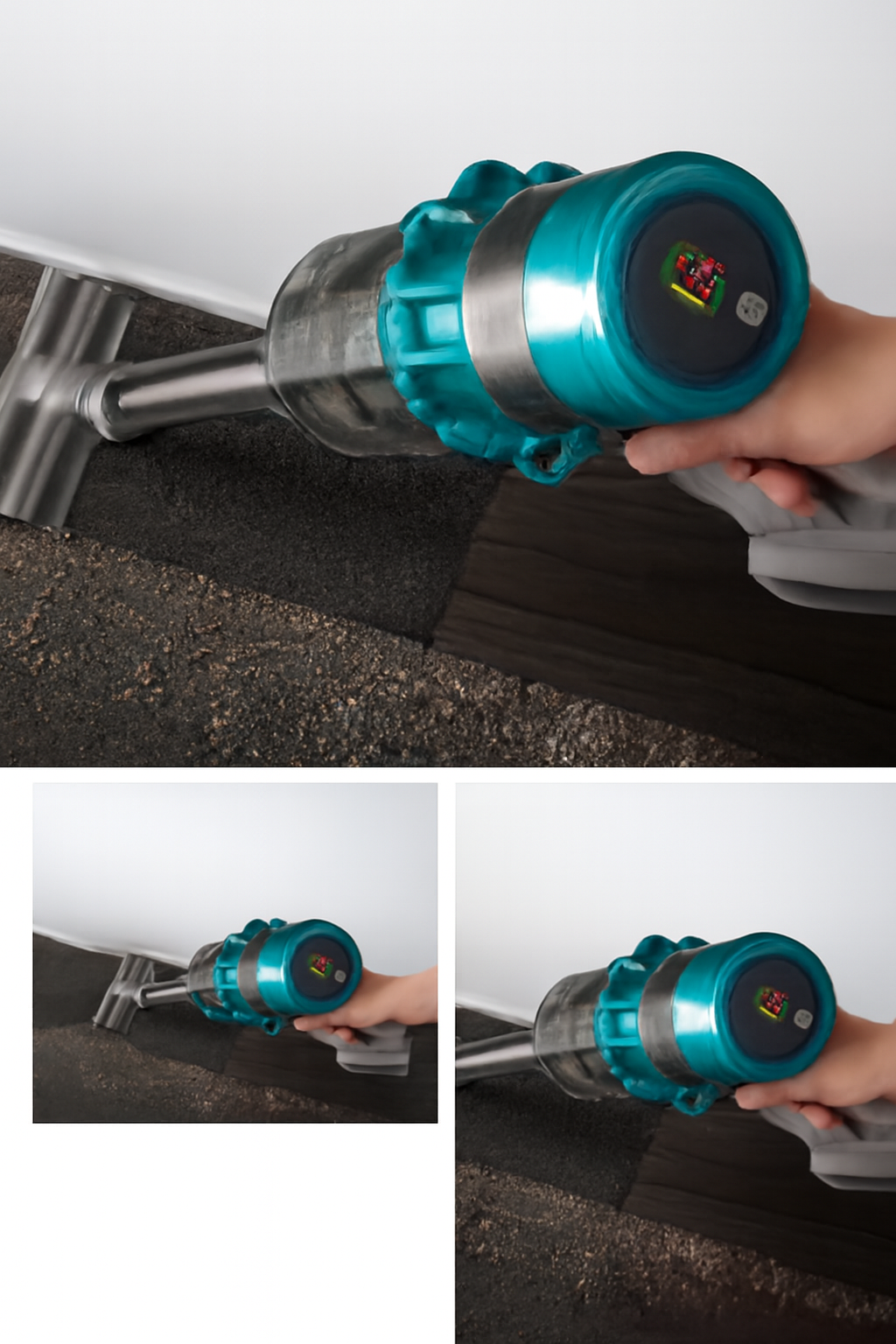 Cordless Handheld Vacuum Cleaner with LED Floor Brush & Multi-Tools – Lightweight, Powerful, and Rechargeable for Home Cleaning