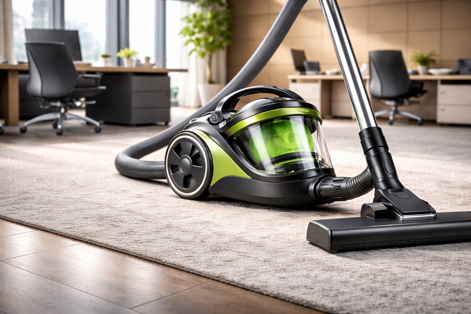Sleek Office Eco Vacuum Cleaner for Modern Workspaces