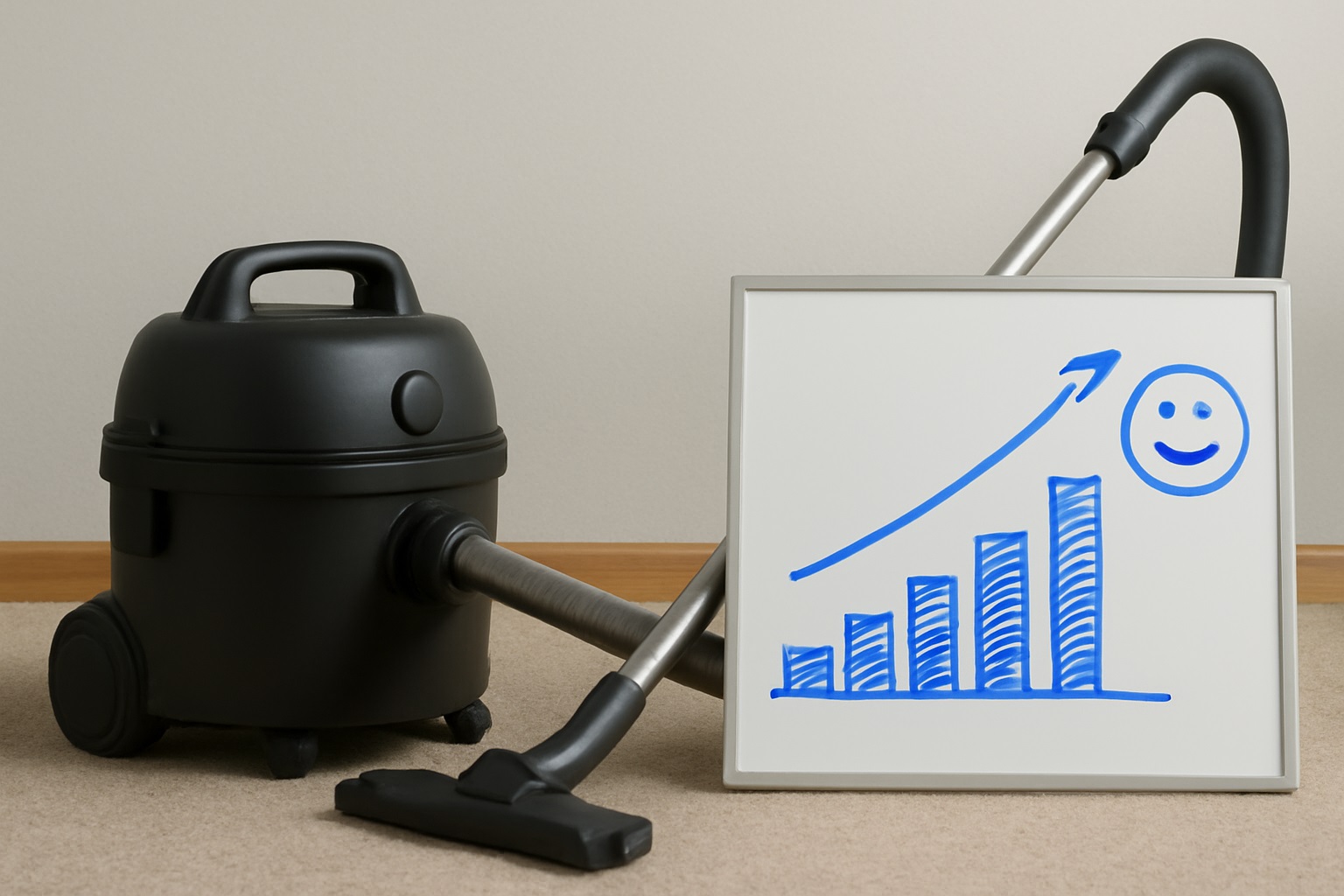 Black Canister Vacuum – Efficient Office and Commercial Cleaning Solution