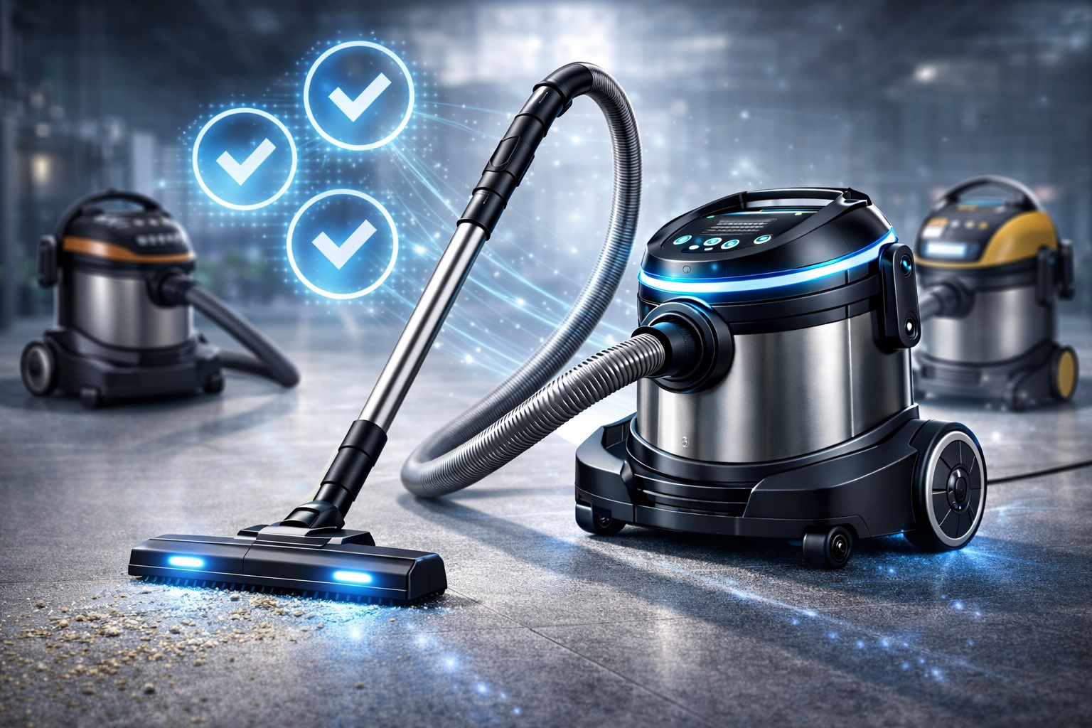 Barrel Vacuum Cleaner with Advanced Features and Sleek Design