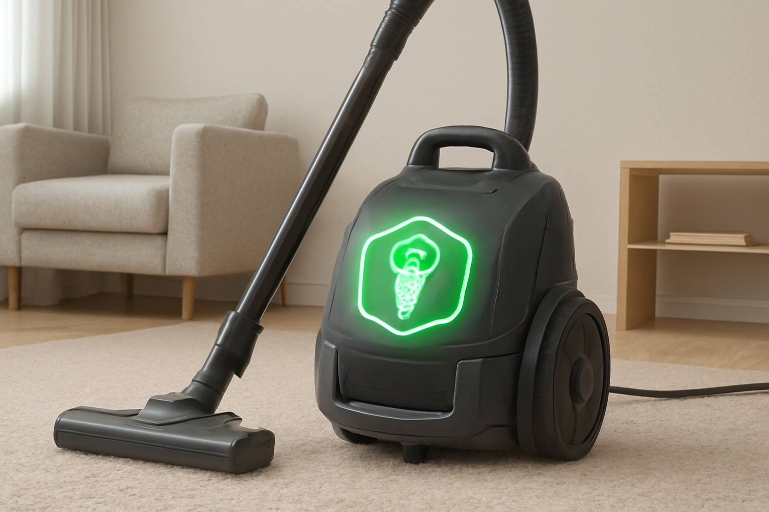 A12 Eco-Efficient Vacuum Cleaner – Energy Saving with Powerful Suction & Green Design