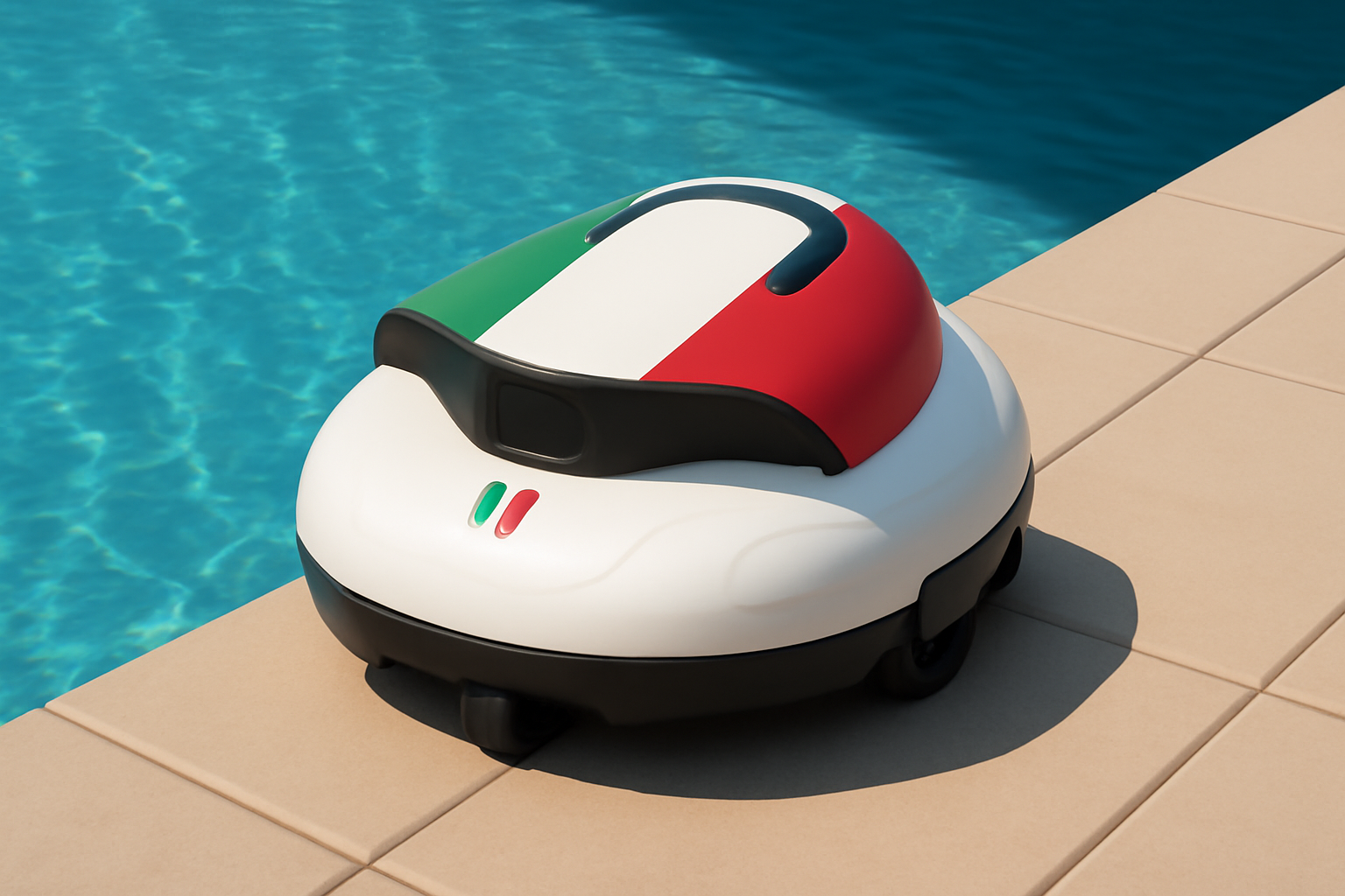 Italy Flag Edition Pool Cleaning Robot