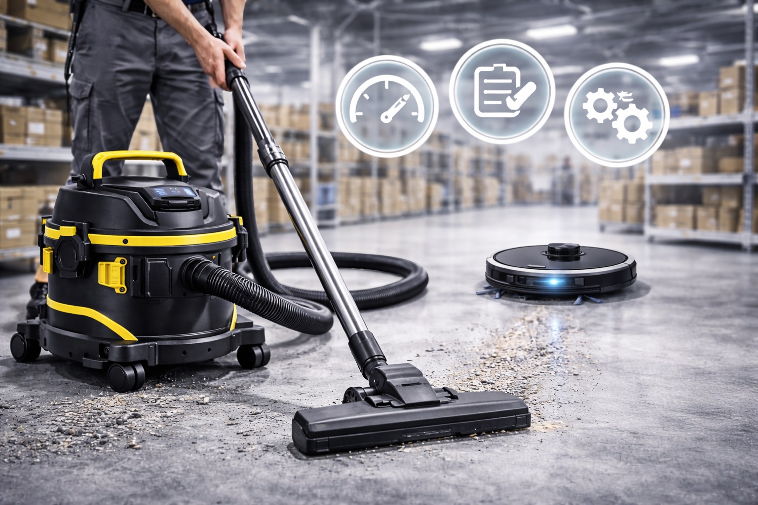 High-Speed Industrial Vacuum Cleaners: Canister vs Robotic for Factory Floors