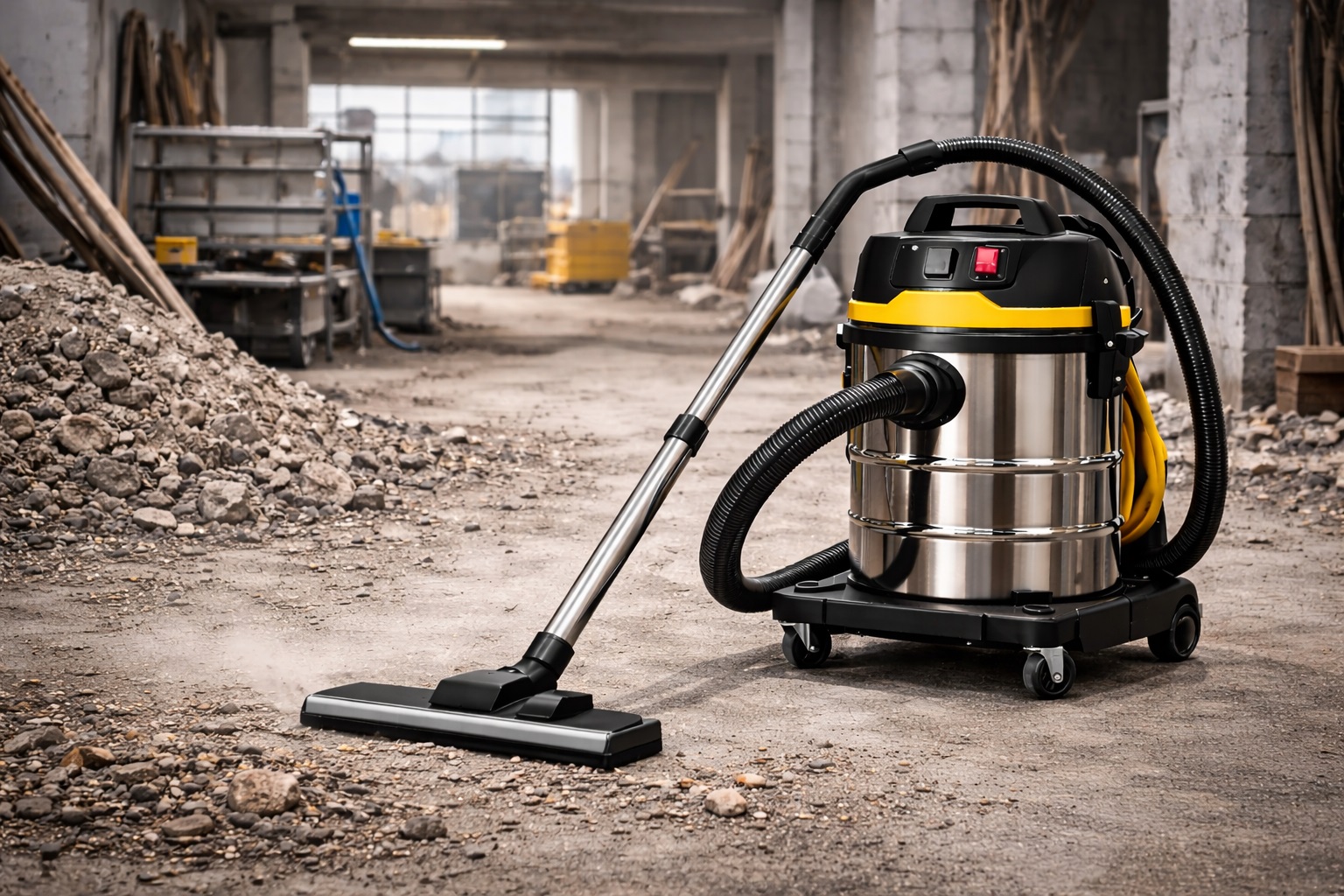 Heavy Duty Industrial Vacuum Cleaner for Dust Control in High Pollution Areas
