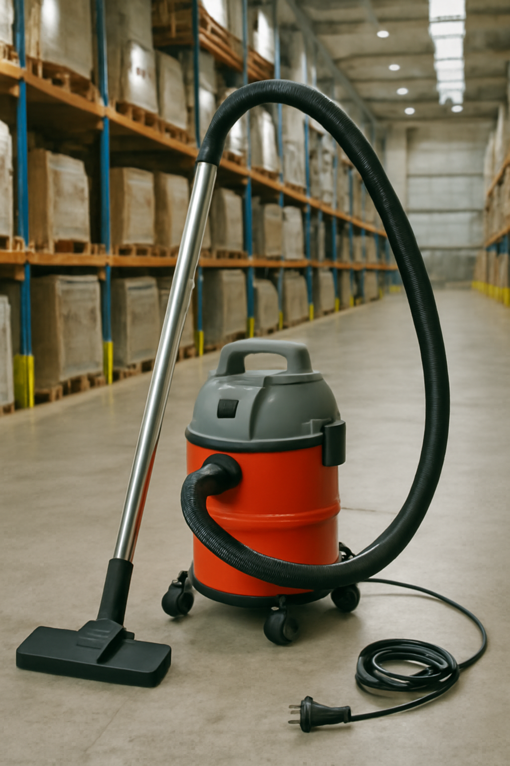A1 Modern Home Wet Dry Vacuum Cleaner – Compact Stainless Steel Body, Quiet Operation, LED Nozzle, Indoor Multi-Surface Cleaner