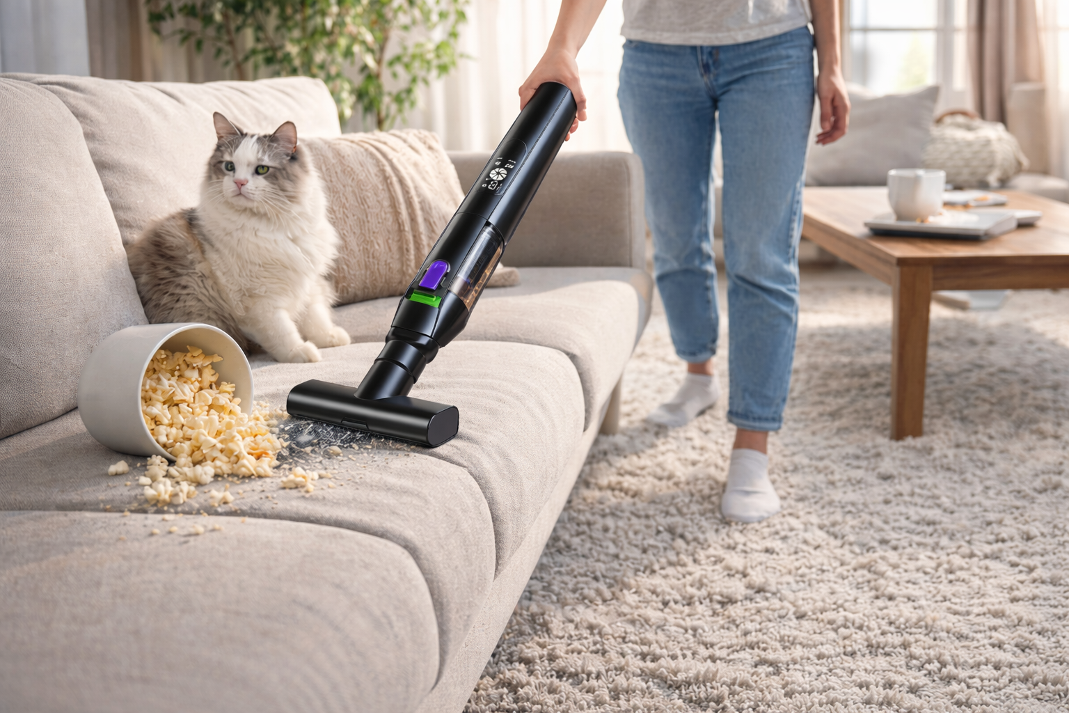 Cordless Handheld Vacuum Cleaner for Home & Pet Hair