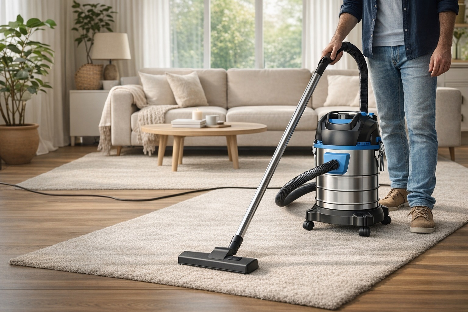 Wet Dry Stainless Steel Vacuum Cleaner