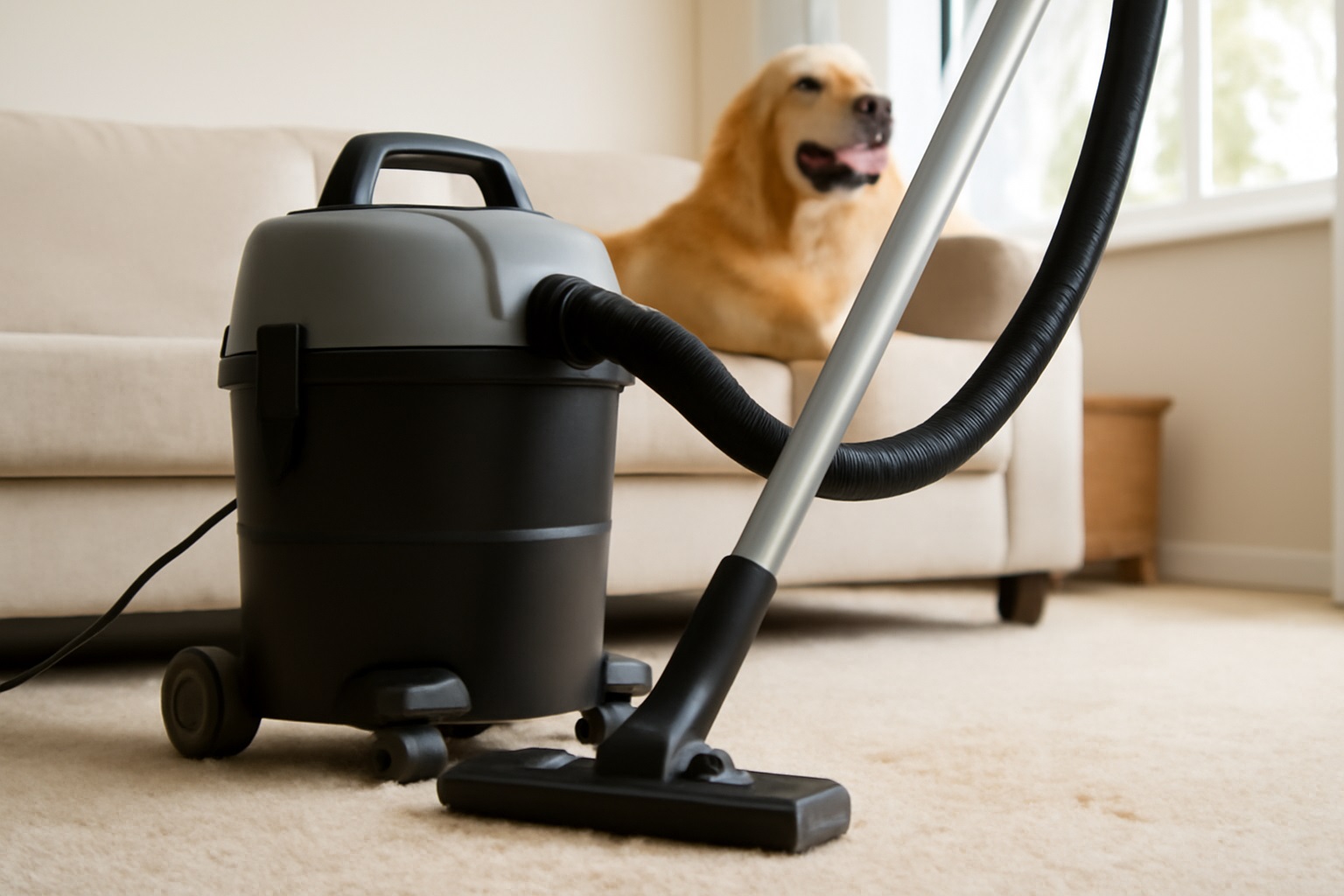 High-Suction Pet-Friendly Barrel Wet & Dry Vacuum Cleaner