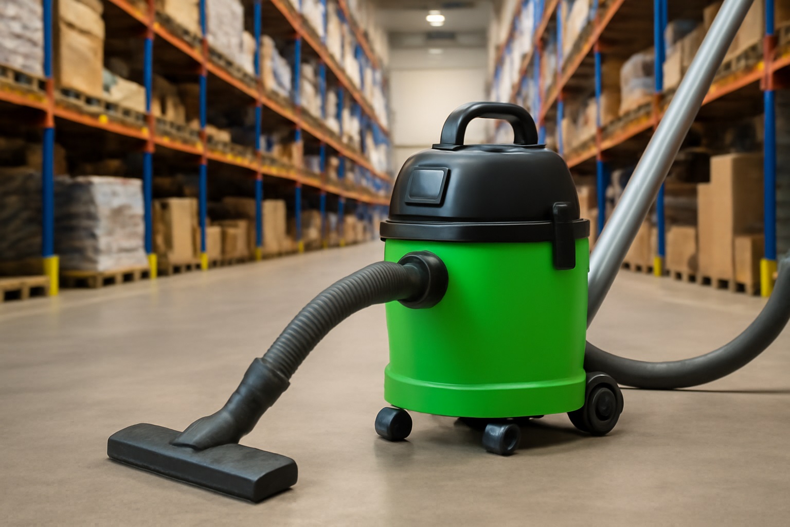 Powerful Red Canister Vacuum Cleaner with HEPA Filter and Multi-Surface Nozzle