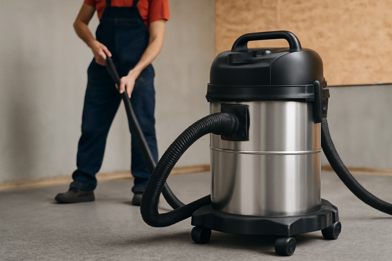 Heavy-Duty Industrial Wet & Dry Vacuum Cleaner