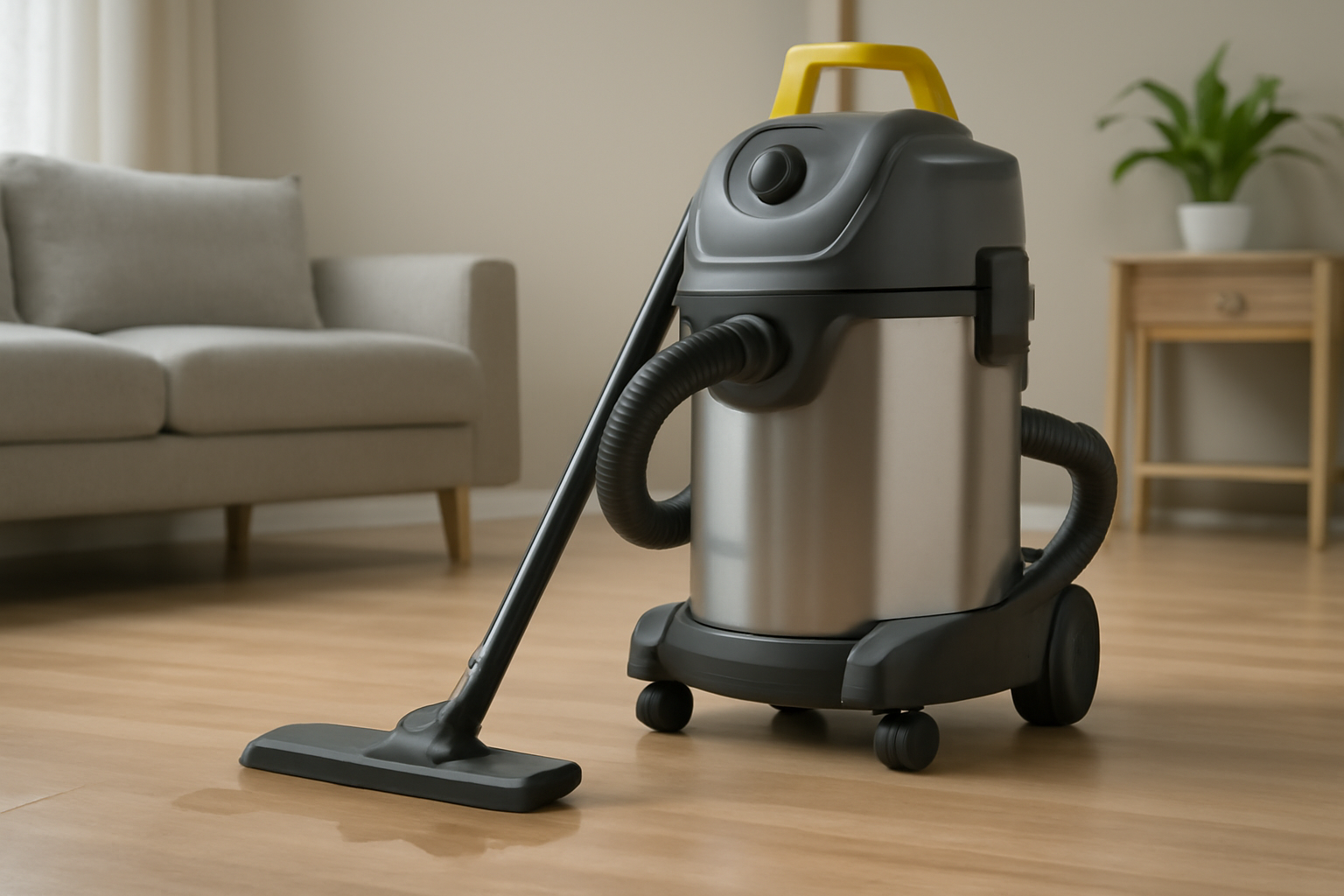 A3 Large-Capacity Wet & Dry Vacuum Cleaner – Quiet Powerful Suction, Stainless Steel Tank, Multi-Surface Floor Cleaning