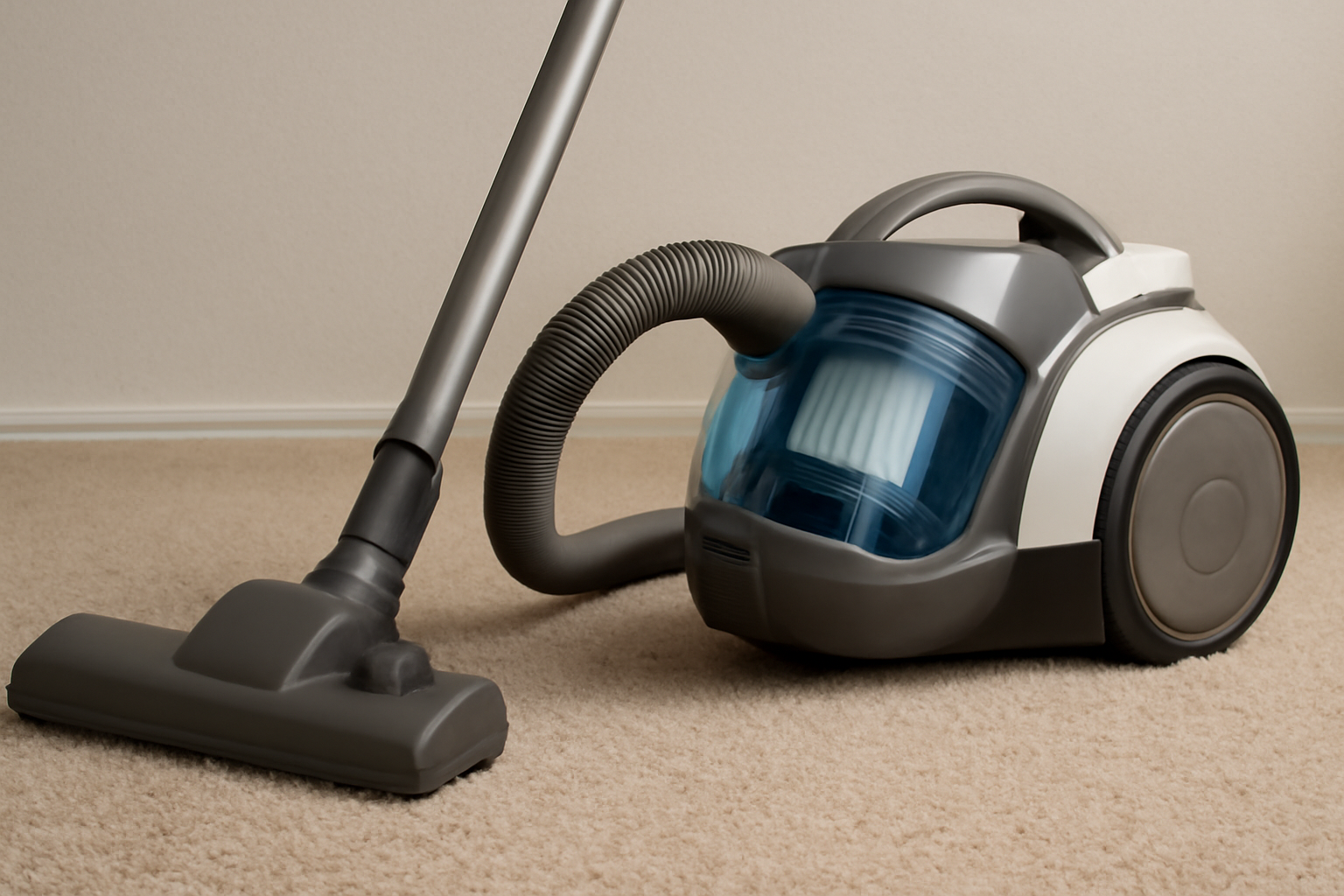A4 Canister Vacuum Cleaner with Air Filtration – Powerful Allergen Removal for Home Cleaning
