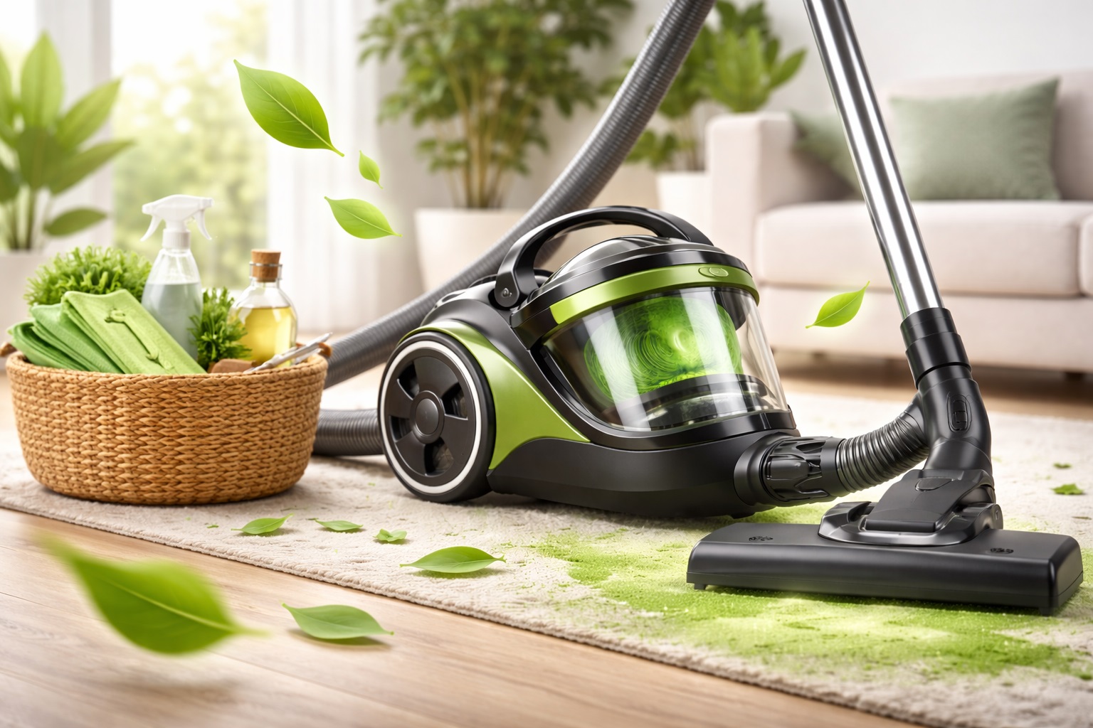 Eco Lifestyle Barrel Vacuum Cleaner for Clean Green Homes