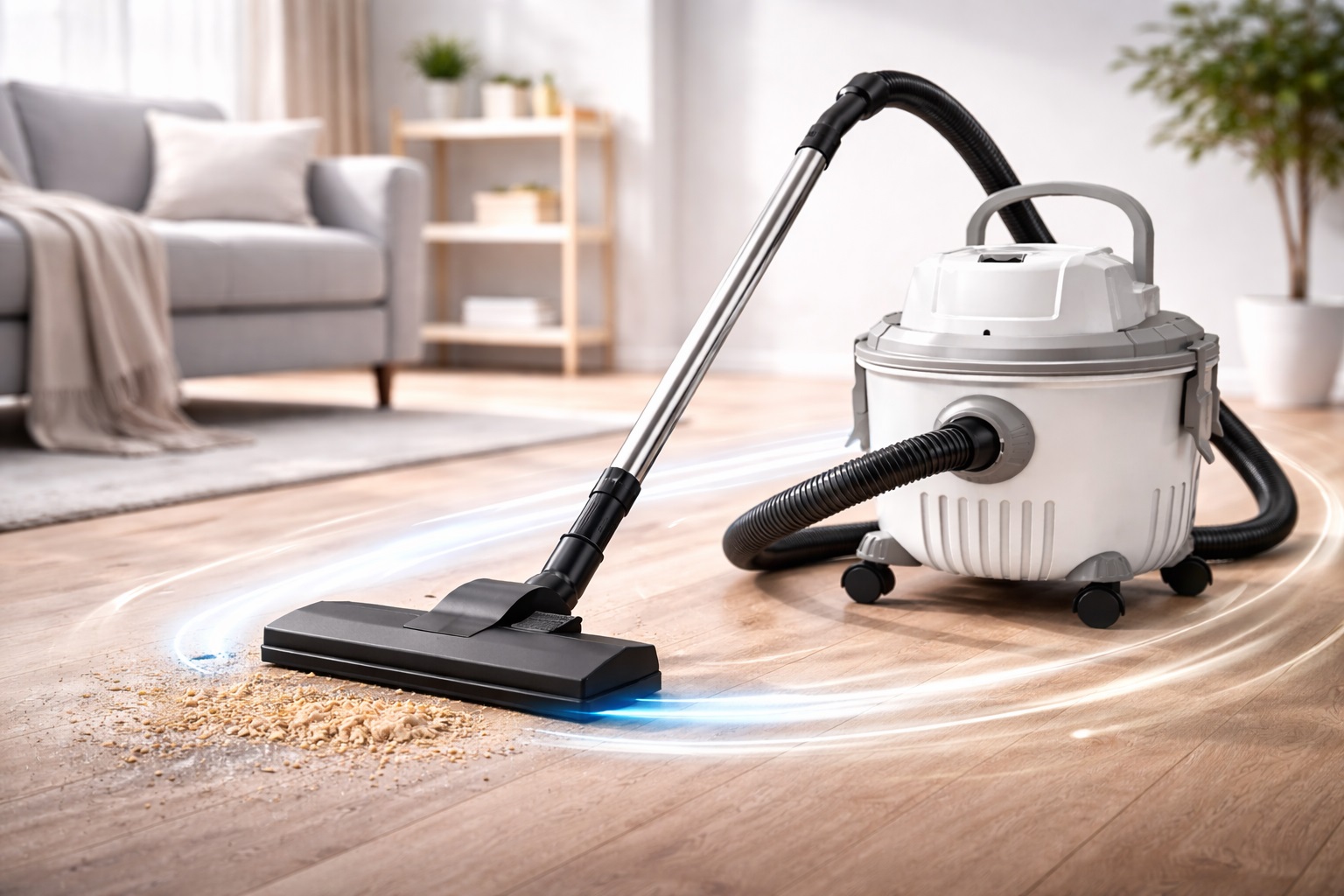 Powerful Wet/Dry Vacuum Cleaner for Effortless Hardwood Floor Cleaning