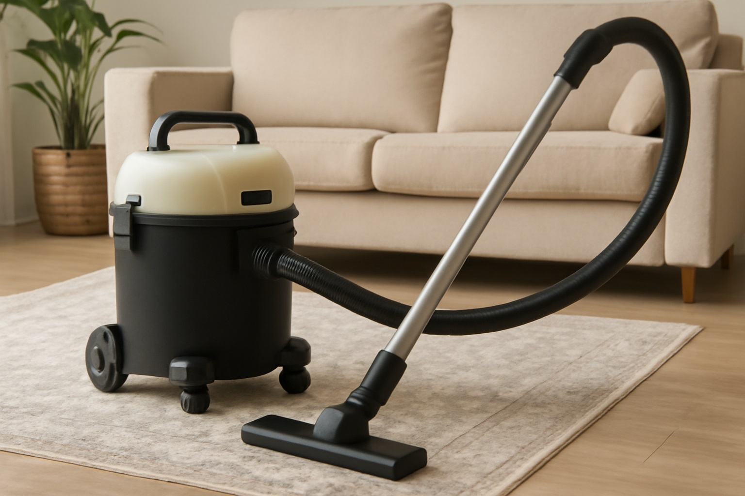 High-Suction Canister Wet & Dry Vacuum Cleaner for Home and Office Cleaning