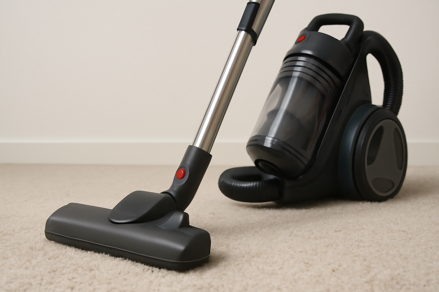 A1 Compact Canister Vacuum Cleaner | High Suction for Carpet and Floor Cleaning