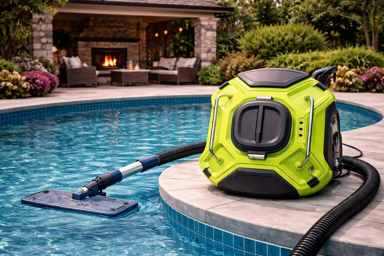 Portable Electric Swimming Pool Vacuum Cleaner for Luxury Pools