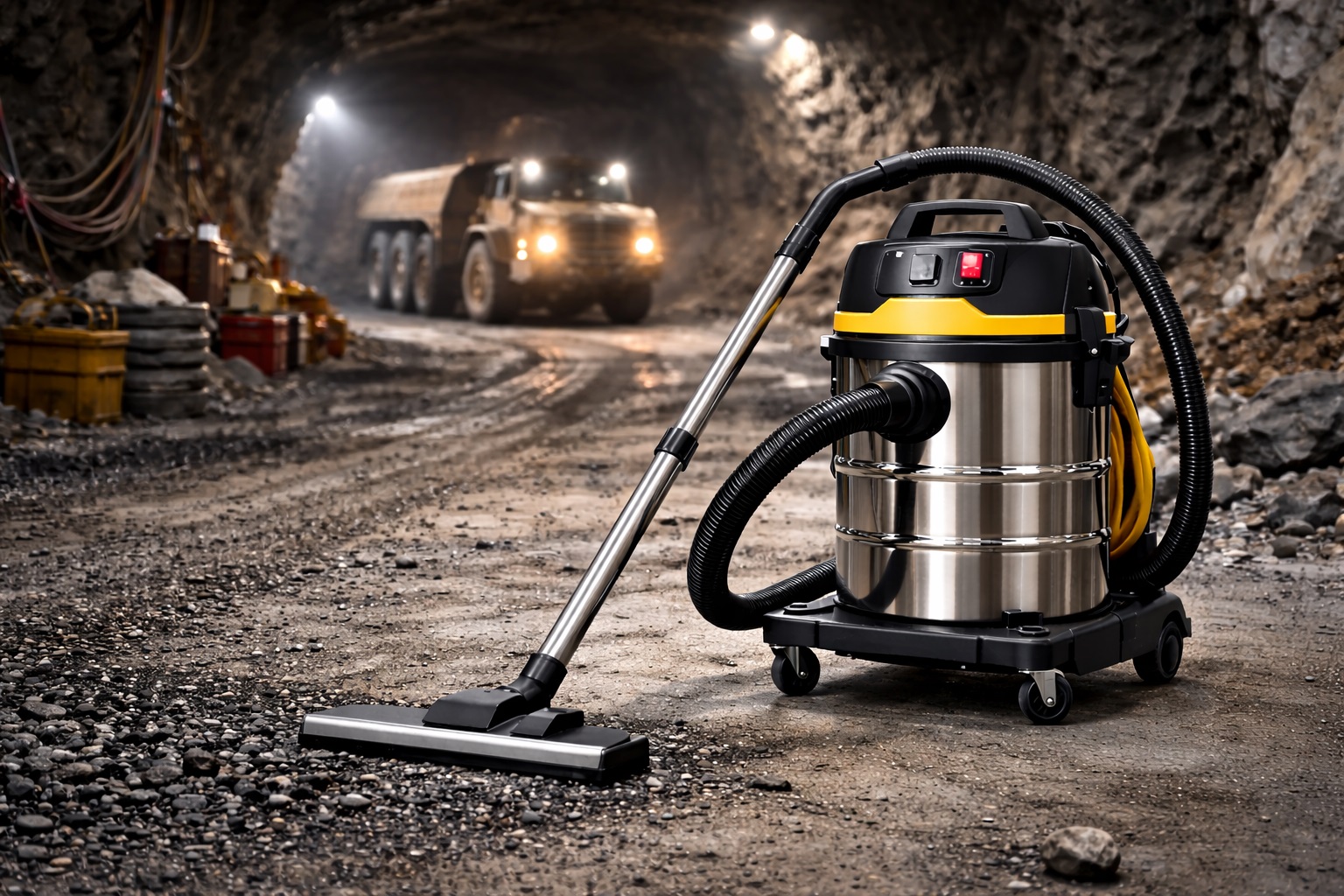 Heavy Duty Industrial Vacuum Cleaner for Underground Mining & Coal Dust Extraction
