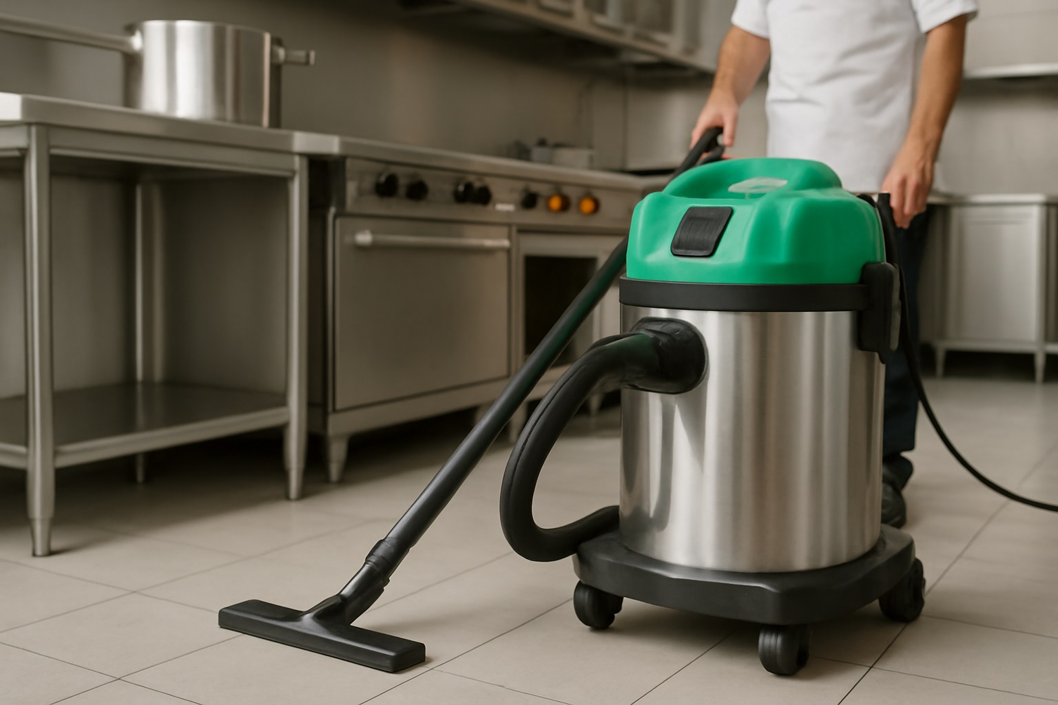 Commercial Wet & Dry Vacuum Cleaner for Restaurant Kitchens