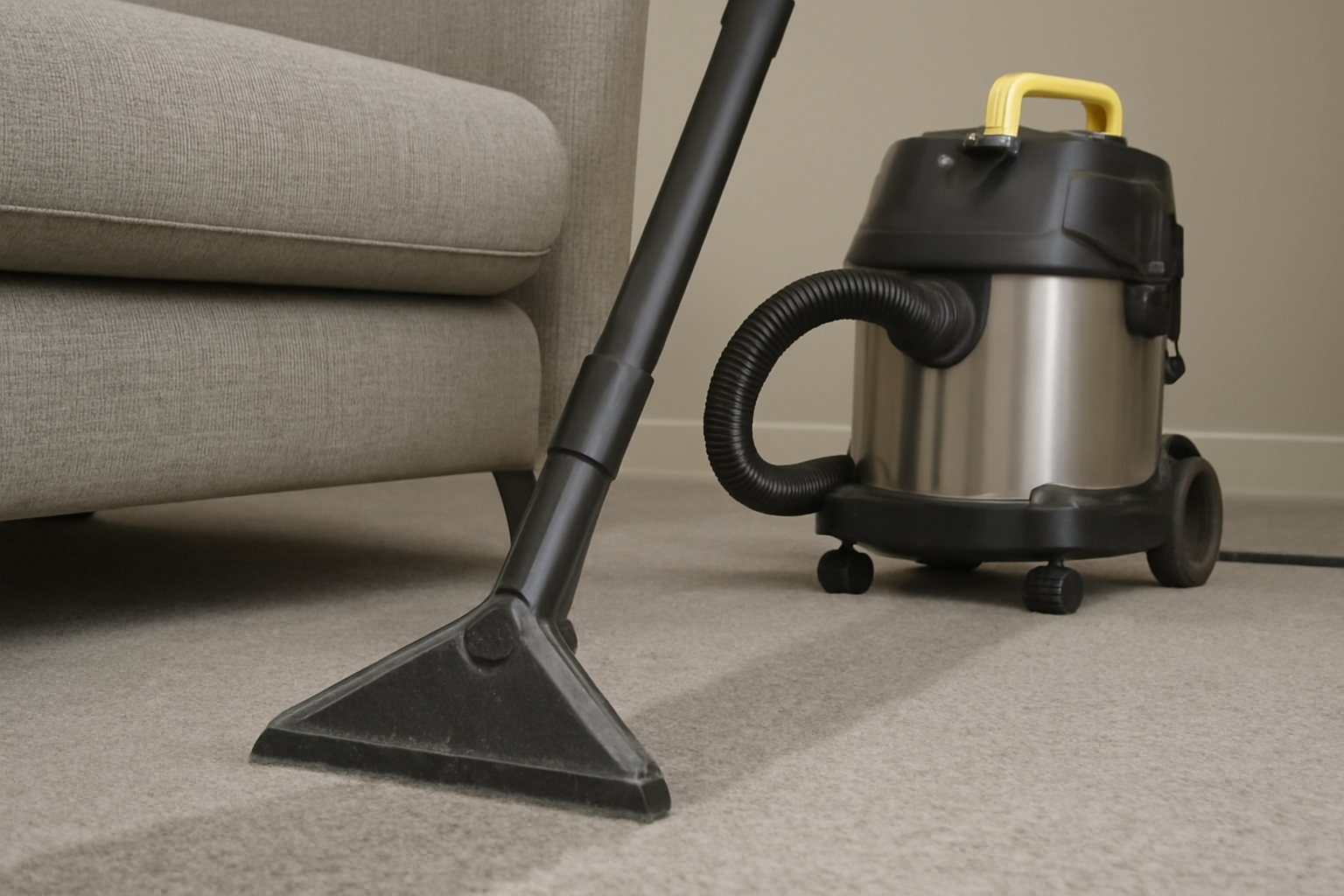 A6 Wet & Dry Upholstery Vacuum Cleaner – High Suction Carpet and Sofa Cleaner with Stainless Tank & Quiet Operation
