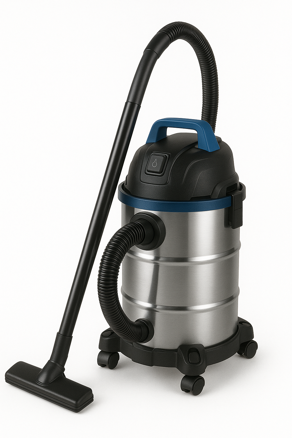 A8 Heavy-Duty Stainless Steel Wet Dry Vacuum Cleaner – High Suction, Quiet, Multi-Surface, Budget Friendly