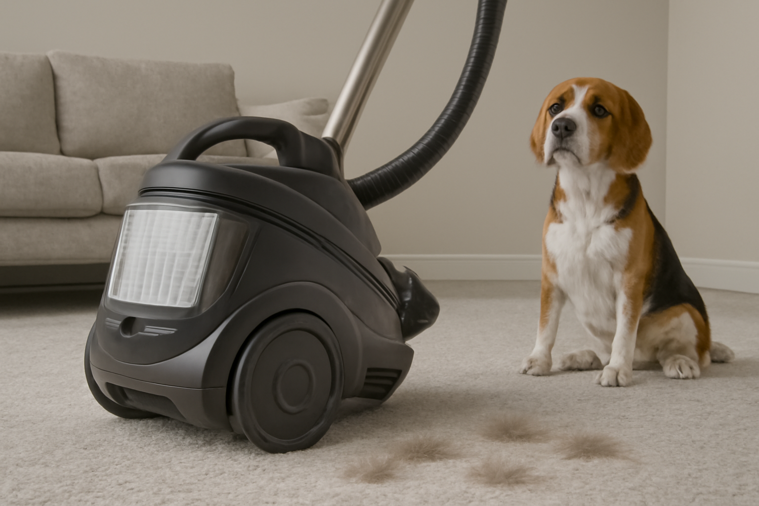 A8 HEPA Filter Pet Vacuum Cleaner – High Suction, Quiet, Anti-Allergy Canister Vacuum for Pet Hair and Dander