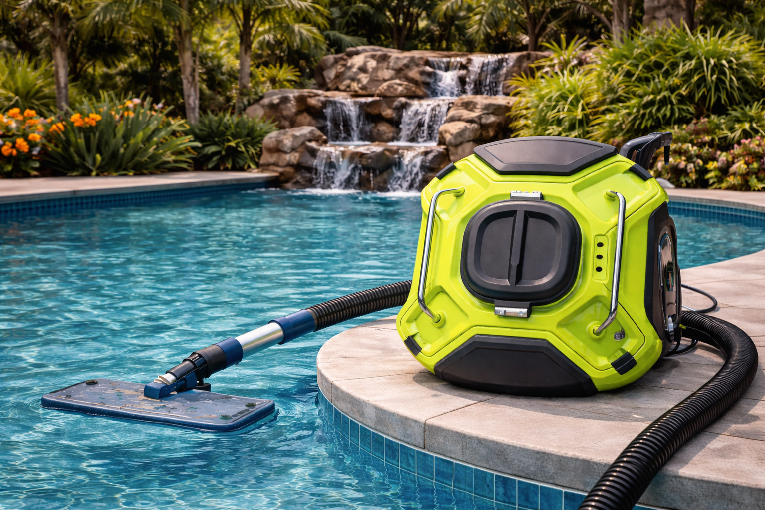 Portable Electric Swimming Pool Vacuum Cleaner for Landscape Pools