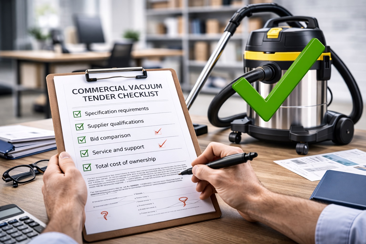 Commercial Vacuum Cleaner – B2B Tender Ready Equipment
