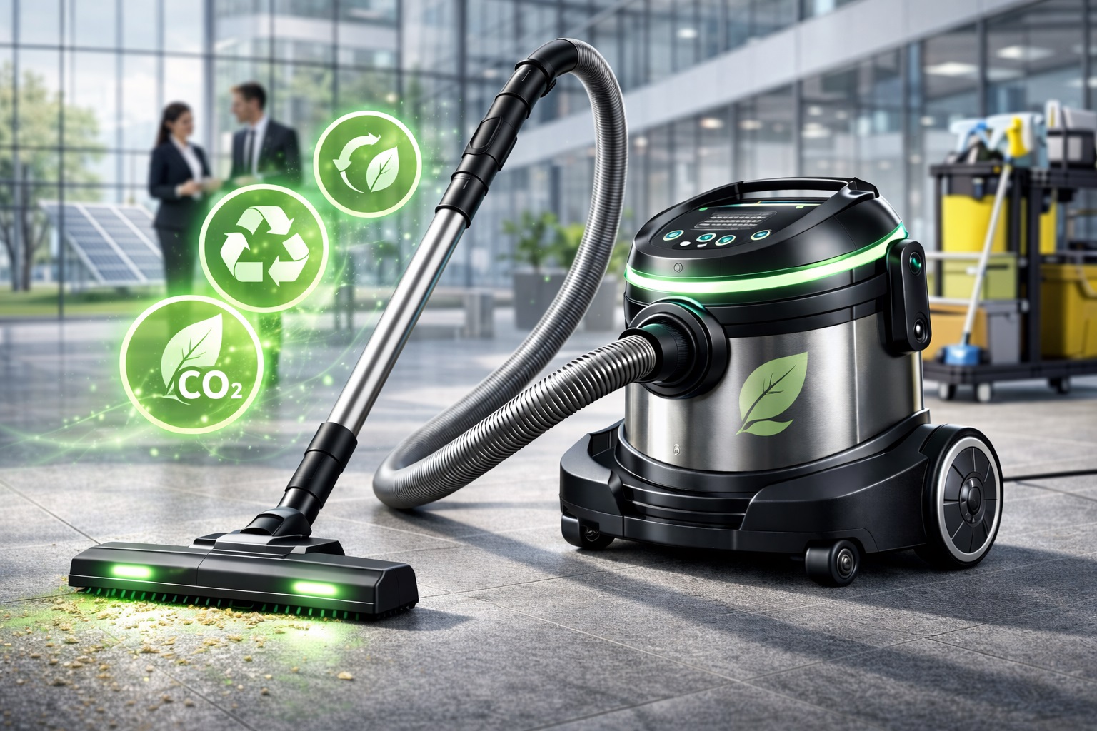 Eco-Friendly Barrel Vacuum Cleaner for Green Cleaning
