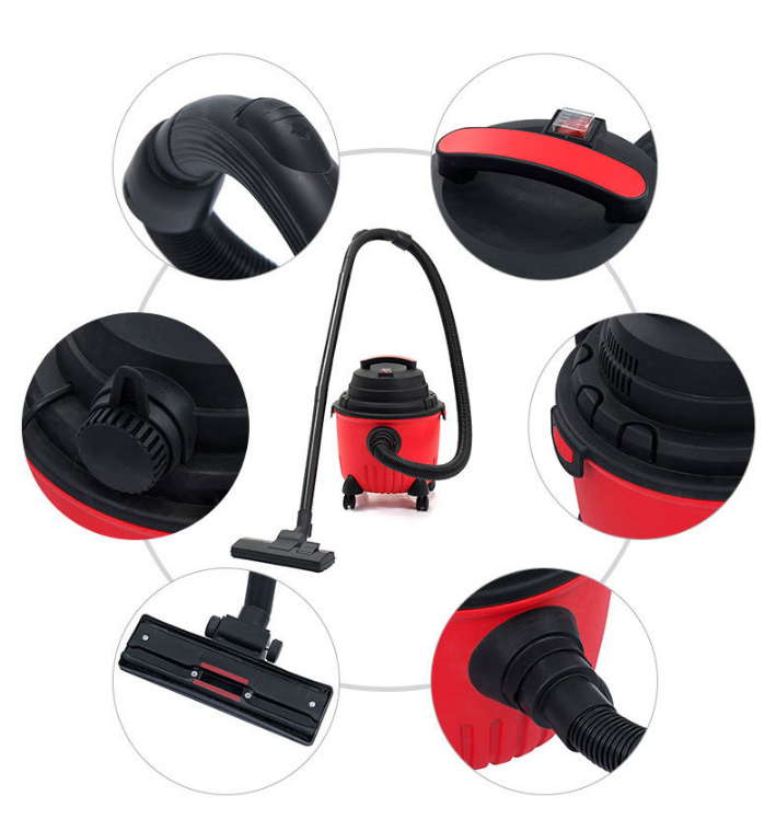 Multi-Function Wet and Dry Barrel Vacuum Cleaner with HEPA Filter for Home & Industrial Use