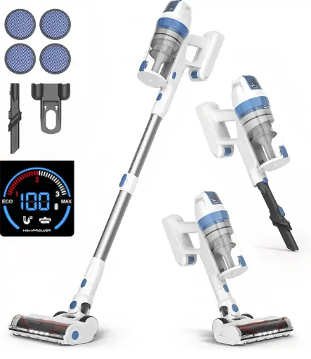 LX-HVC-38KPa Cordless Handheld Vacuum Cleaner with Multiple Modes & Pet Hair Cleaning